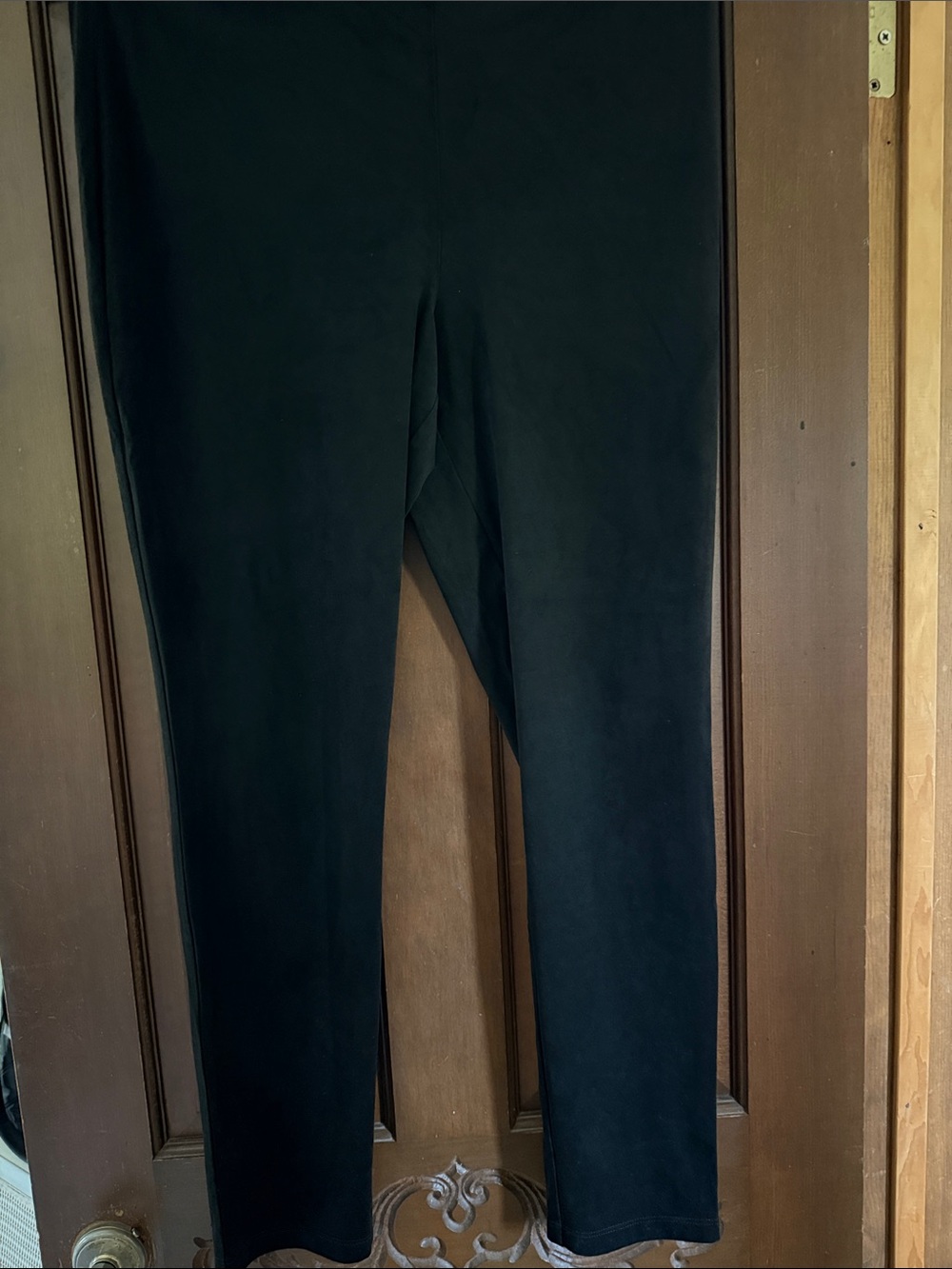 Suede Stretch Pants